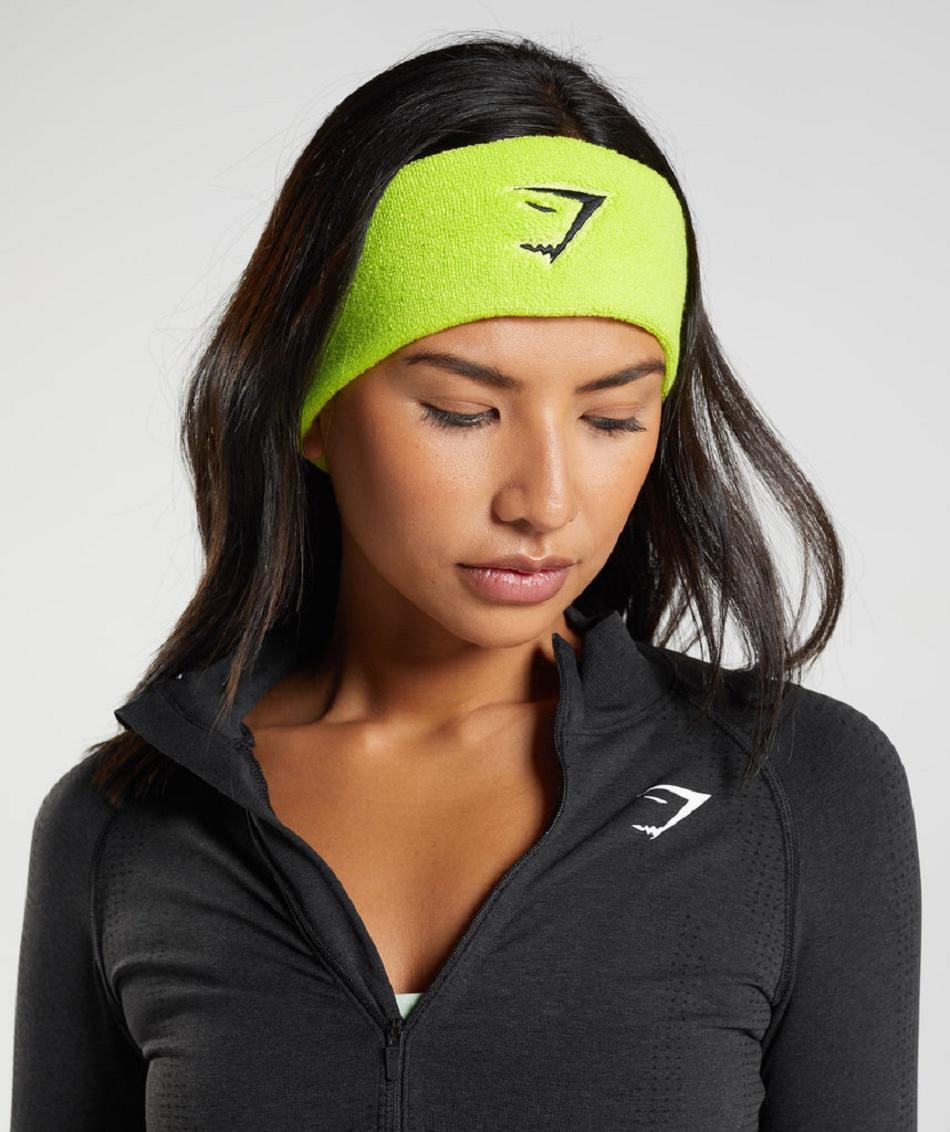 Gymshark Sharkhead Headband Accessories Šeširi Zelene | HR 2058ZUT